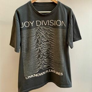 Joy Division VTG late 80s/early 90s “Unknown Pleasures” T-shirt CUT TAG L